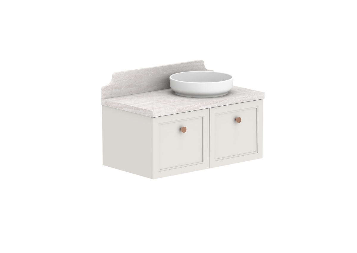 Mabel Full Depth Wall Hung Vanity, Mabel Full Depth 900 Wall Hung