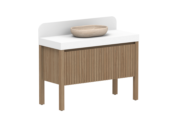 Harper Vanity, Harper 1200 With Legs (Floor Mount)