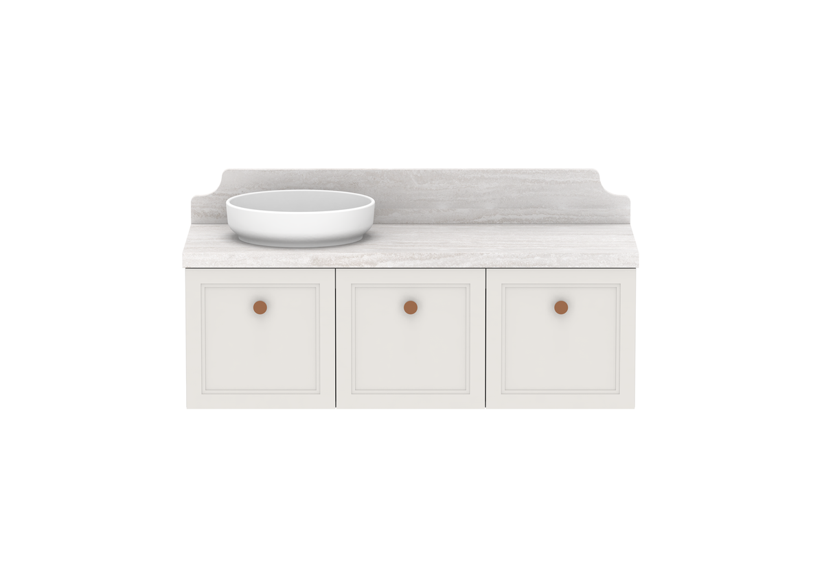 Mabel Full Depth Wall Hung Vanity, Mabel Full Depth 1200 Wall Hung