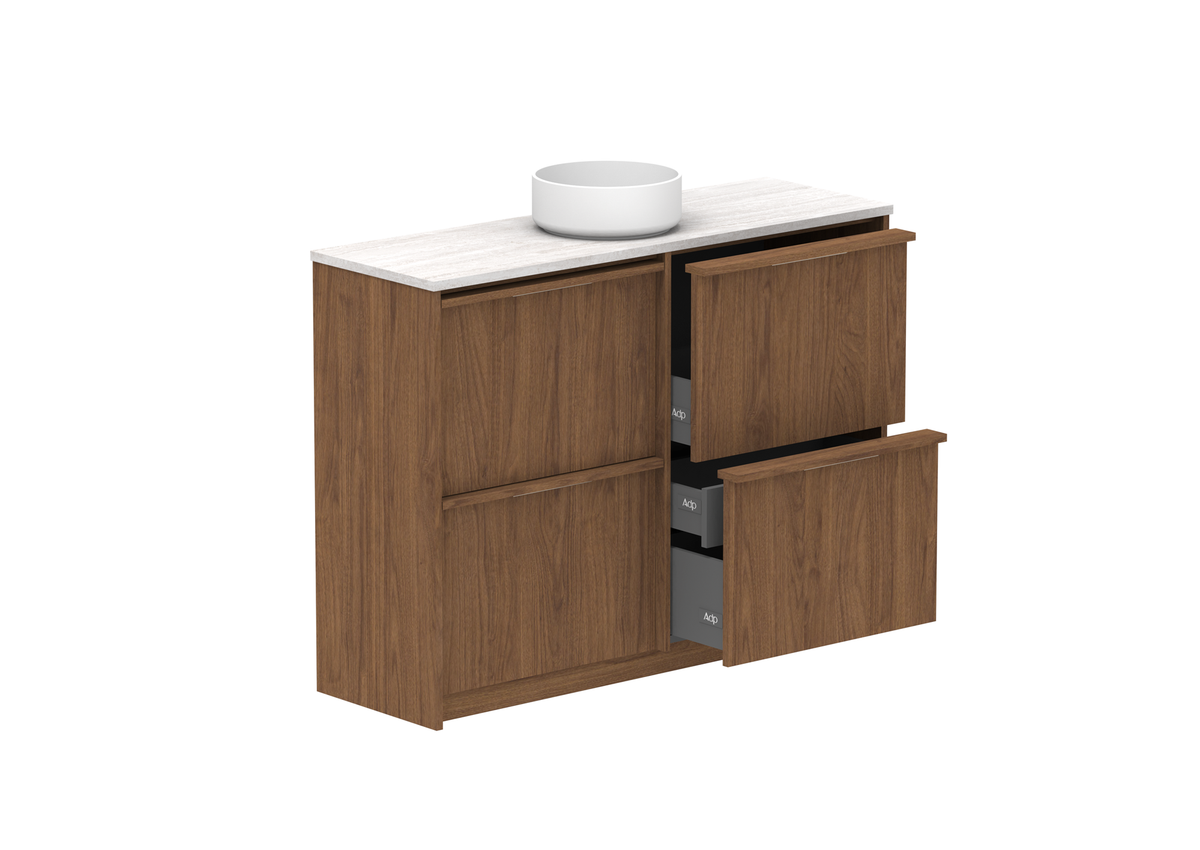 Eli Ensuite Floor Mount Vanity, Eli Ensuite 1200 Floor Mount