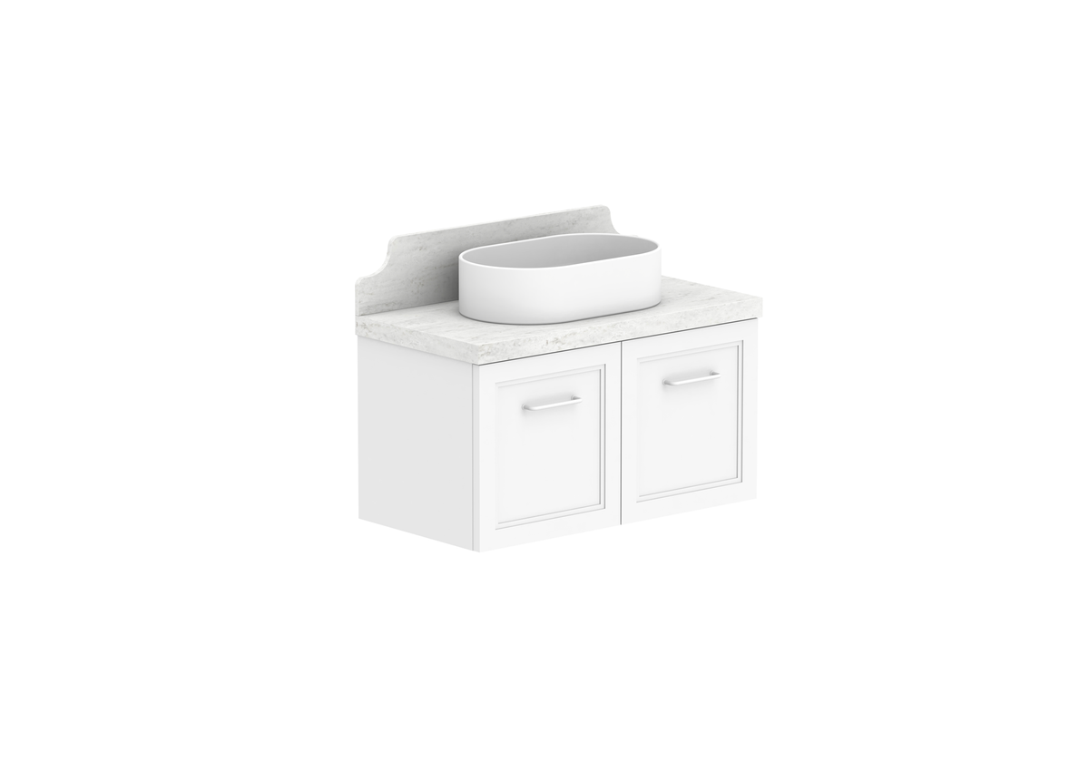 Mabel Ensuite Wall Hung Vanity, Mabel Ensuite 750 Wall Hung