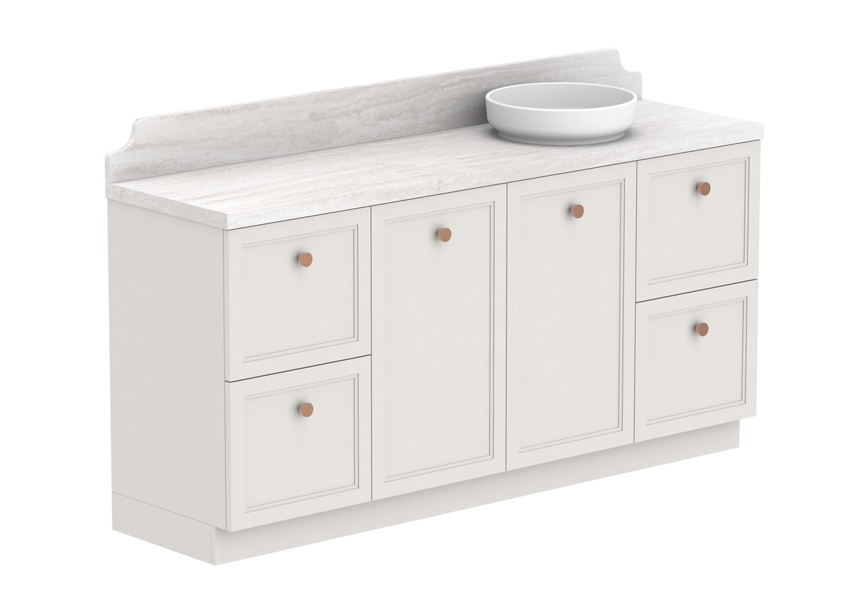 Mabel Full Depth Floor Mount Vanity, Mabel Full Depth 1800 Floor Mount