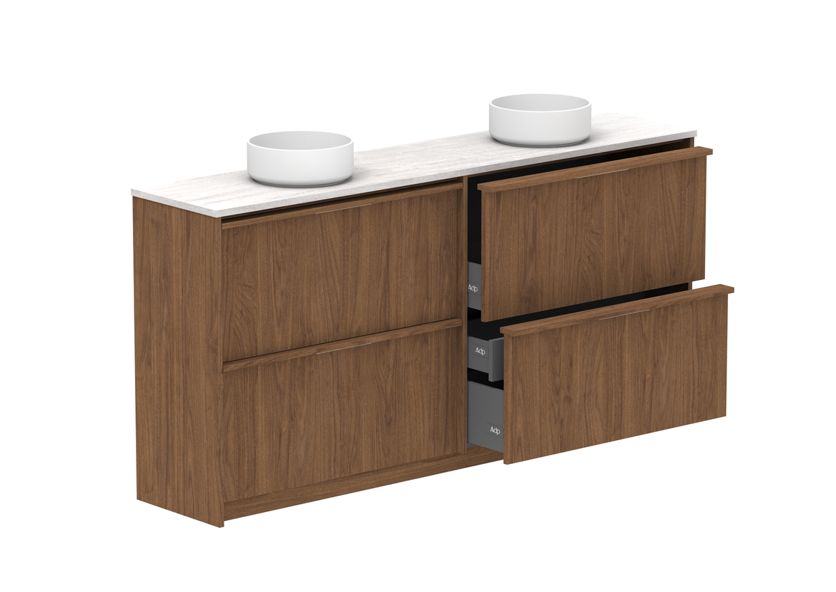 Eli Ensuite Floor Mount Vanity - Eli Ensuite 1800 Floor Mount