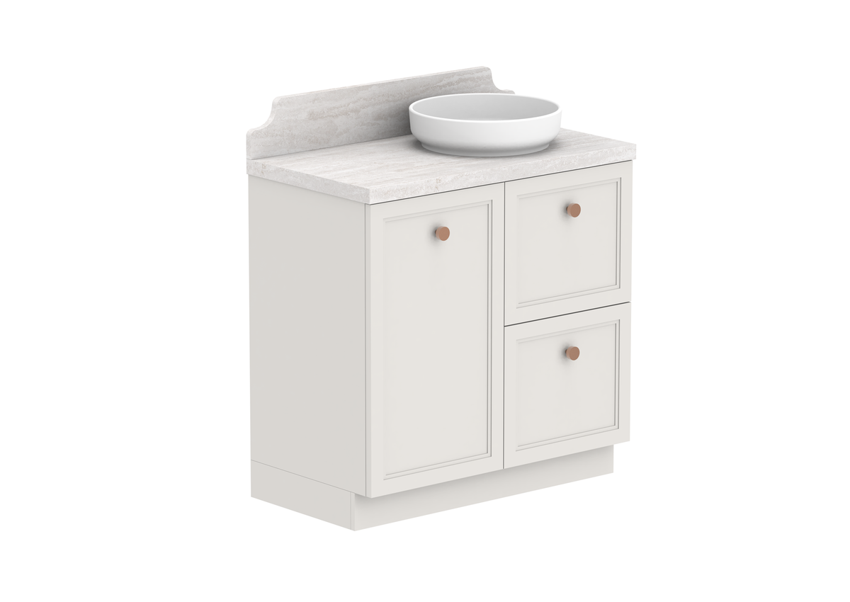Mabel Full Depth Floor Mount Vanity, Mabel Full Depth 900 Floor Mount