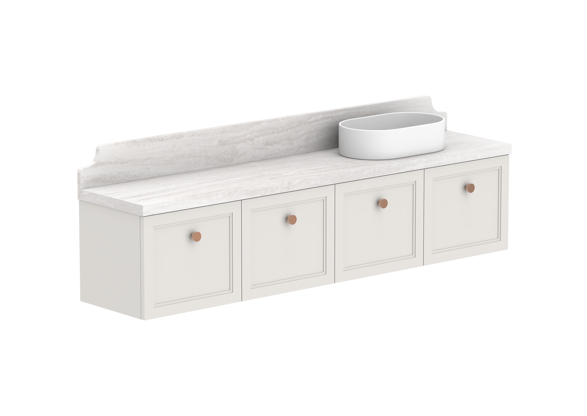 Mabel Ensuite Wall Hung Vanity, Mabel Ensuite 1800 Wall Hung