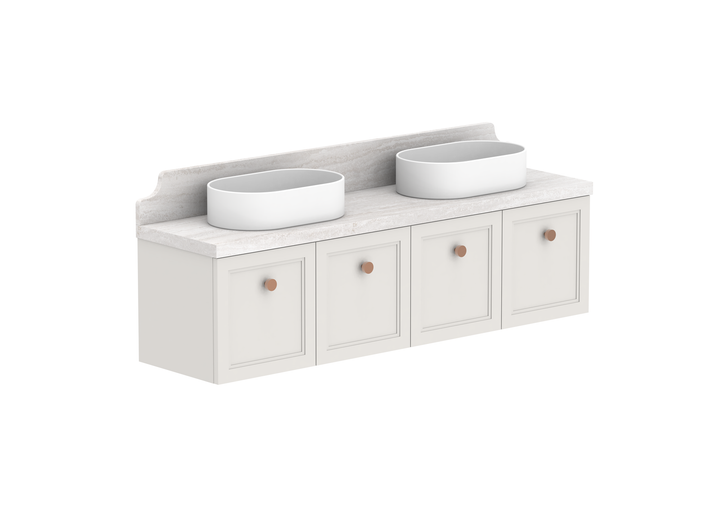 Mabel Ensuite Wall Hung Vanity, Mabel Ensuite 1500 Wall Hung