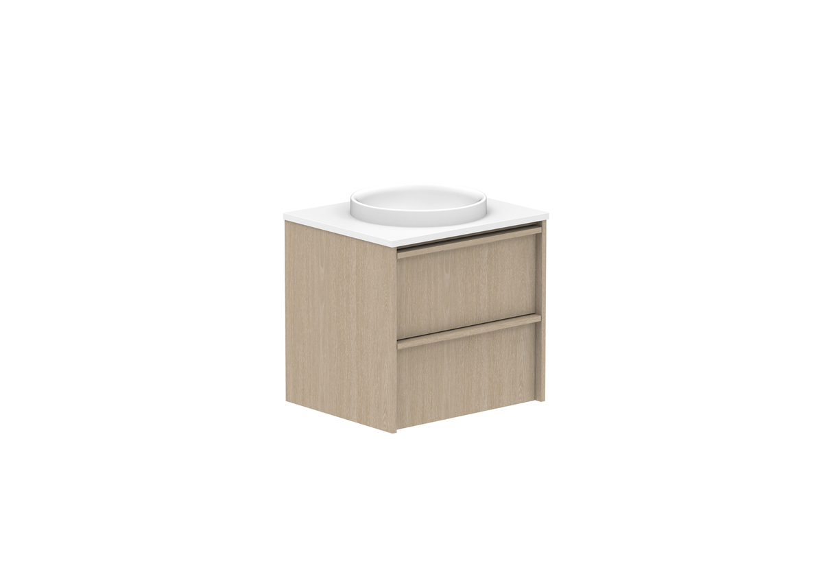 Eli Full Depth Wall Hung Vanity, Eli Full Depth 600 Wall Hung