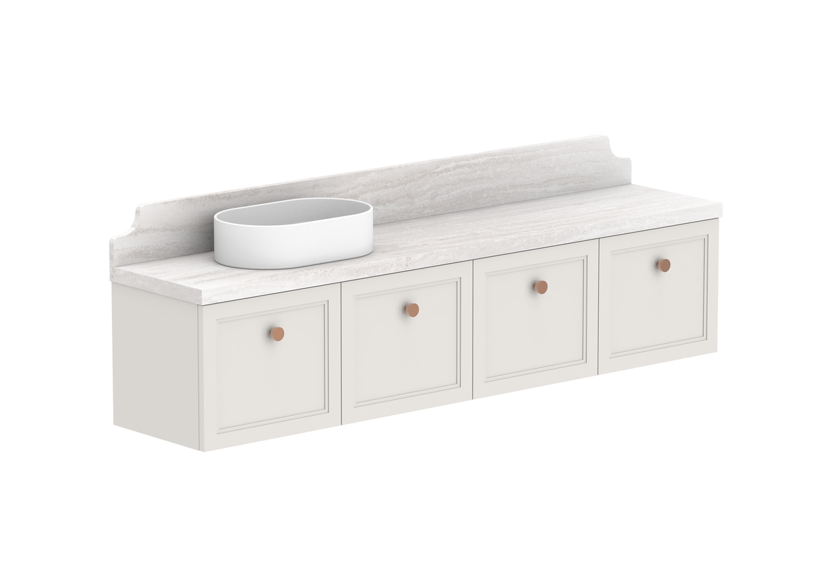 Mabel Ensuite Wall Hung Vanity, Mabel Ensuite 1800 Wall Hung