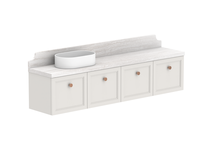 Mabel Ensuite Wall Hung Vanity, Mabel Ensuite 1800 Wall Hung