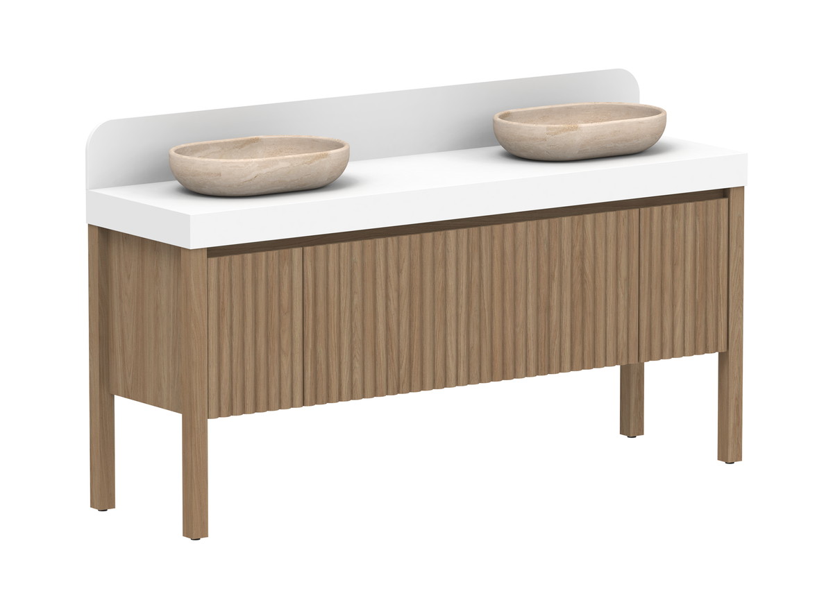 Harper Vanity - Harper 1800 With Legs (Floor Mount)