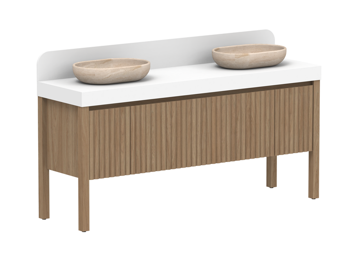 Harper Vanity - Harper 1800 With Legs (Floor Mount)