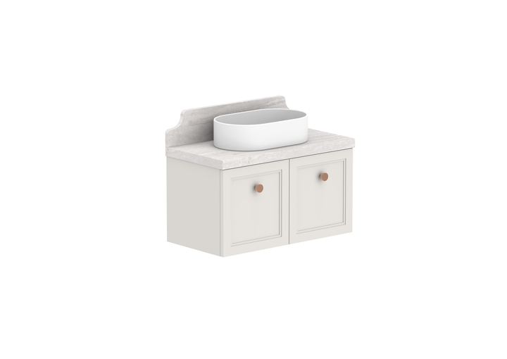 Mabel Ensuite Wall Hung Vanity, Mabel Ensuite 750 Wall Hung
