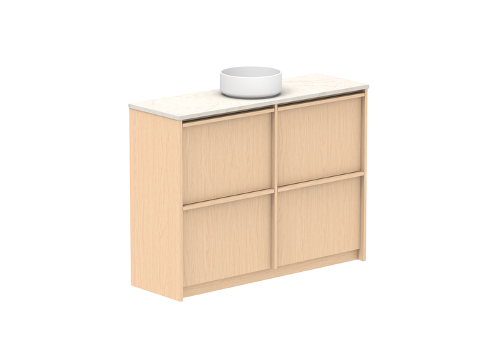 Eli Ensuite Floor Mount Vanity - Eli Ensuite 1200 Floor Mount