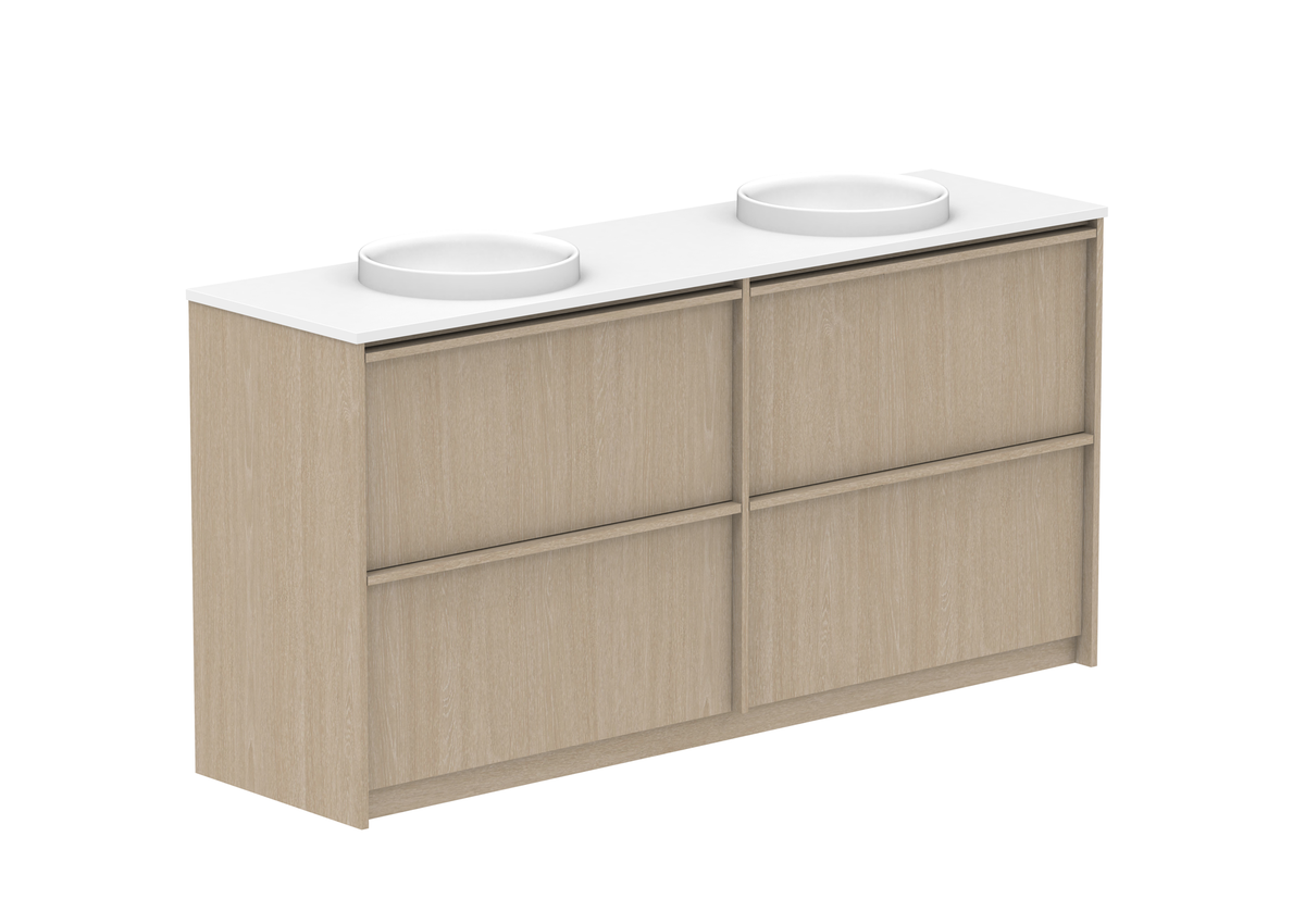 Eli Full Depth Floor Mount Vanity, Eli Full Depth 1800 Floor Mount