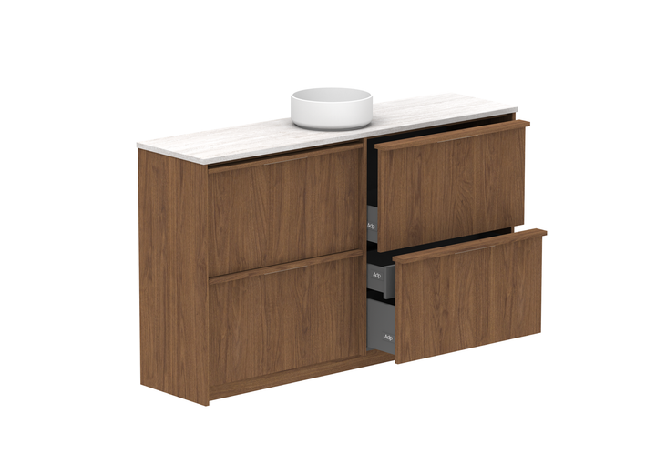 Eli Ensuite Floor Mount Vanity, Eli Ensuite 1500 Floor Mount