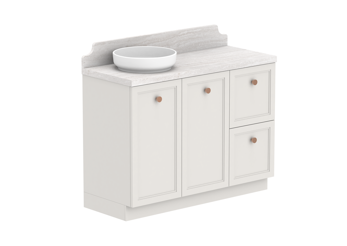 Mabel Full Depth Floor Mount Vanity, Mabel Full Depth 1200 Floor Mount