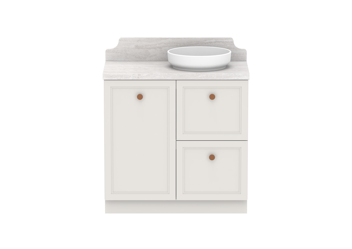 Mabel Full Depth Floor Mount Vanity, Mabel Full Depth 900 Floor Mount