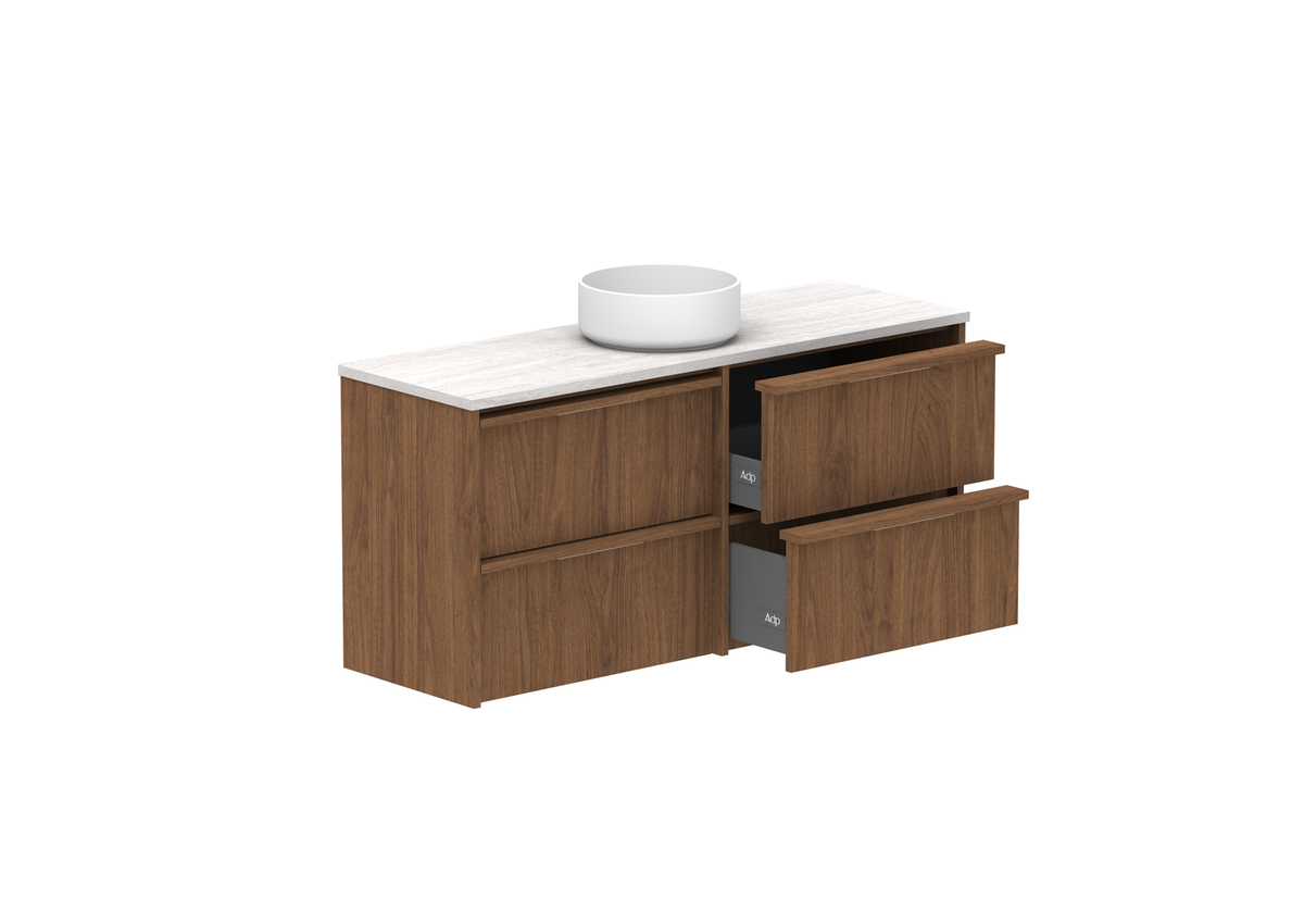 Eli Ensuite Wall Hung Vanity, Eli Ensuite 1200 Wall Hung
