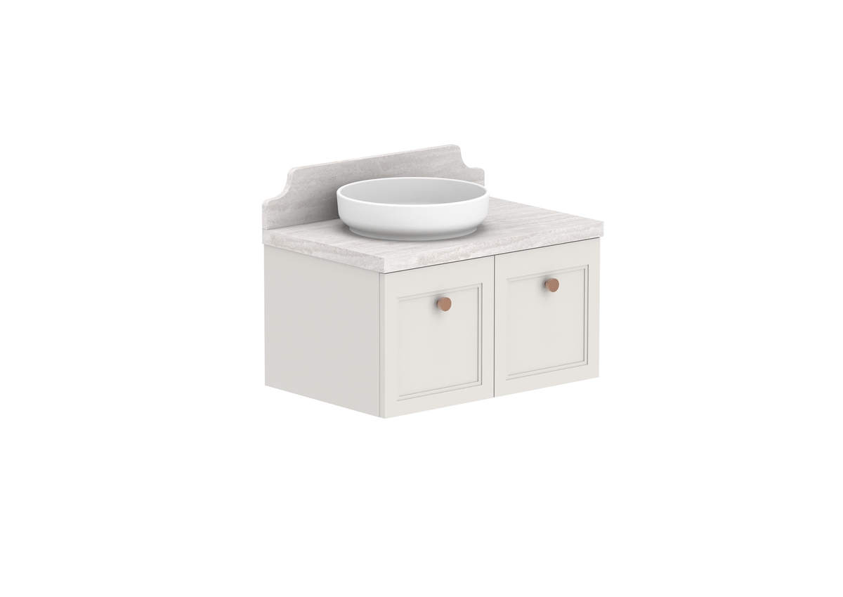 Mabel Full Depth Wall Hung Vanity, Mabel Full Depth 750 Wall Hung