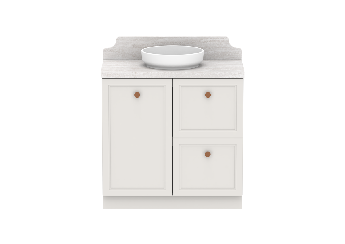 Mabel Full Depth Floor Mount Vanity, Mabel Full Depth 900 Floor Mount