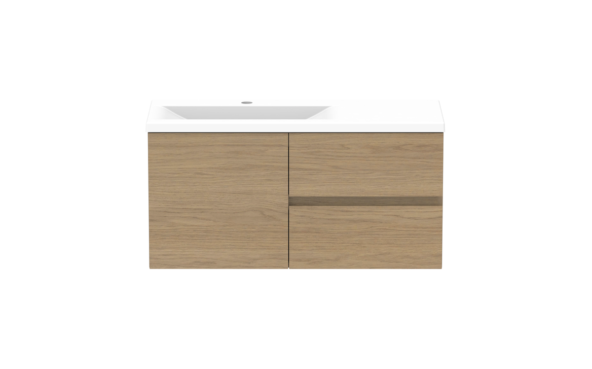 Drift Ensuite Wall Hung Vanity - Drift Ensuite 900 Wall Hung