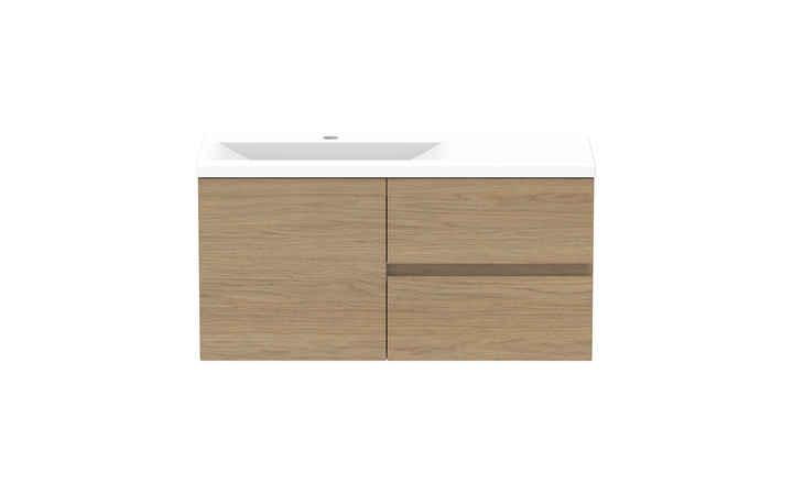 Drift Ensuite Wall Hung Vanity - Drift Ensuite 900 Wall Hung