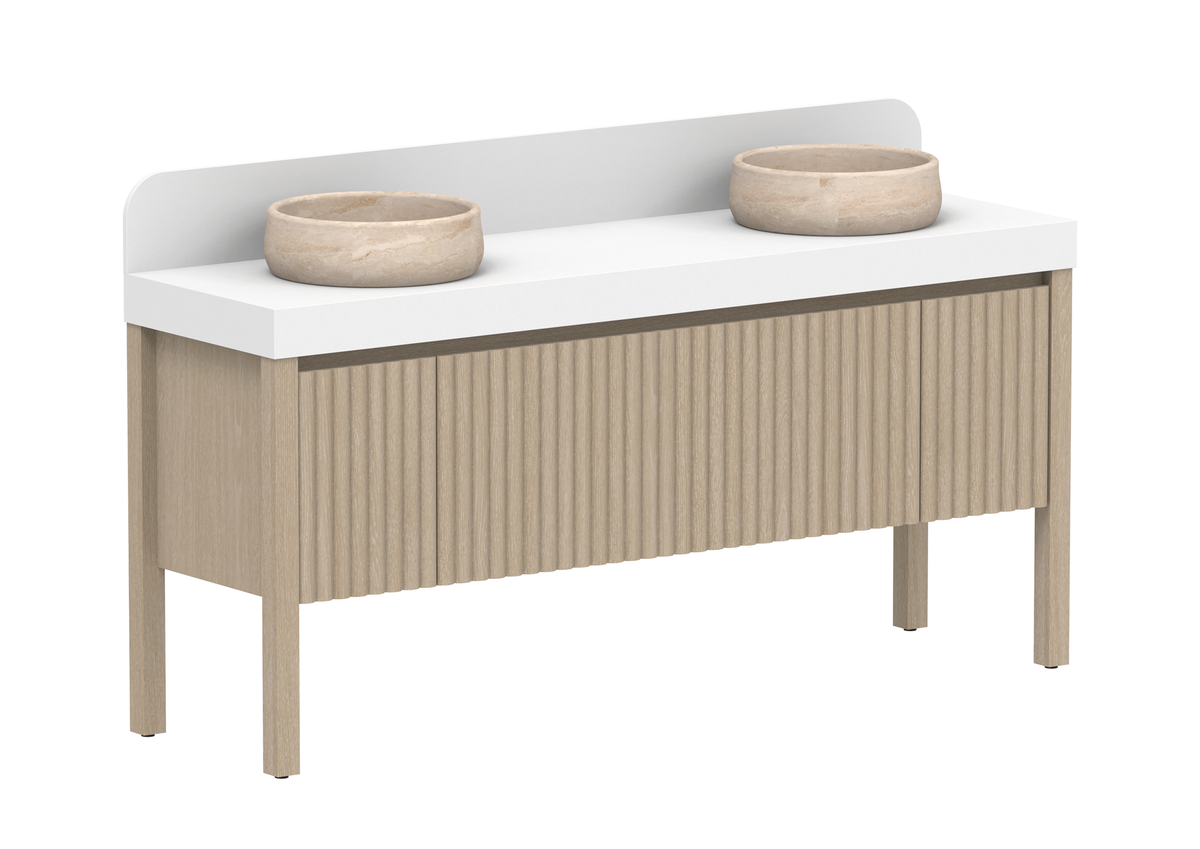 Harper Vanity - Harper 1800 With Legs (Floor Mount)