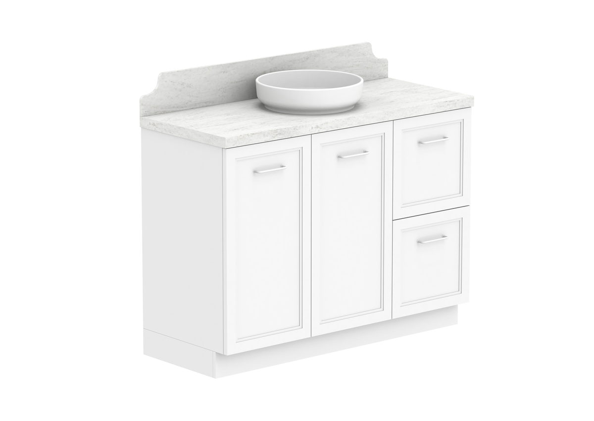 Mabel Full Depth Floor Mount Vanity, Mabel Full Depth 1200 Floor Mount