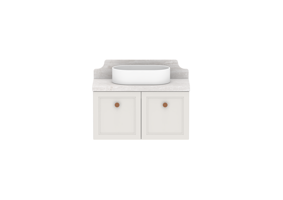Mabel Ensuite Wall Hung Vanity, Mabel Ensuite 750 Wall Hung