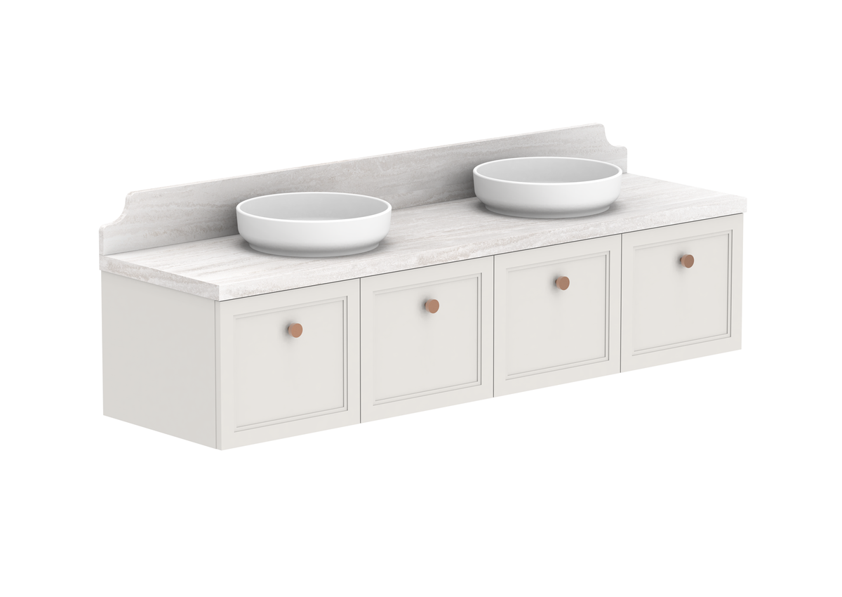 Mabel Full Depth Wall Hung Vanity, Mabel Full Depth 1800 Wall Hung