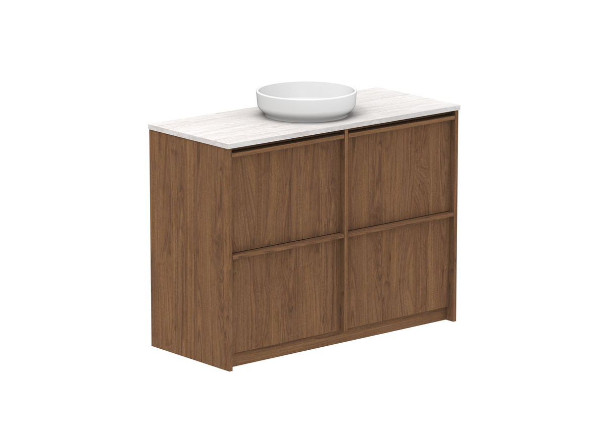 Eli Full Depth Floor Mount Vanity, Eli Full Depth 1200 Floor Mount