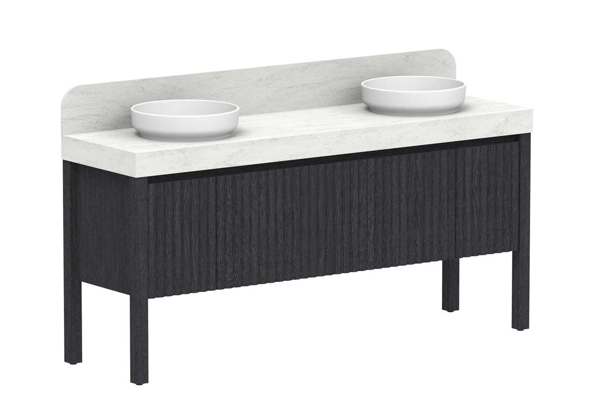 Harper Vanity - Harper 1800 With Legs (Floor Mount)