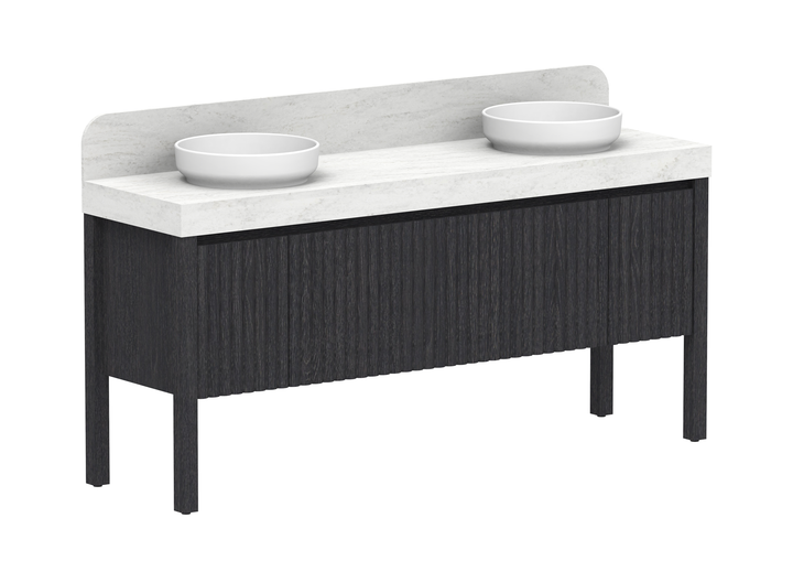 Harper Vanity - Harper 1800 With Legs (Floor Mount)