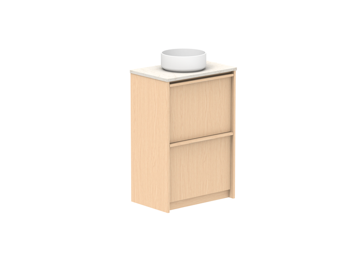 Eli Ensuite Floor Mount Vanity - Eli Ensuite 600 Floor Mount