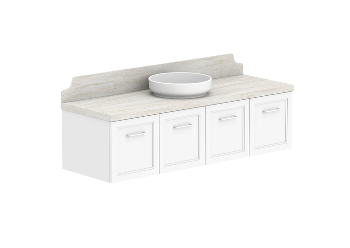 Mabel Full Depth Wall Hung Vanity, Mabel Full Depth 1500 Wall Hung
