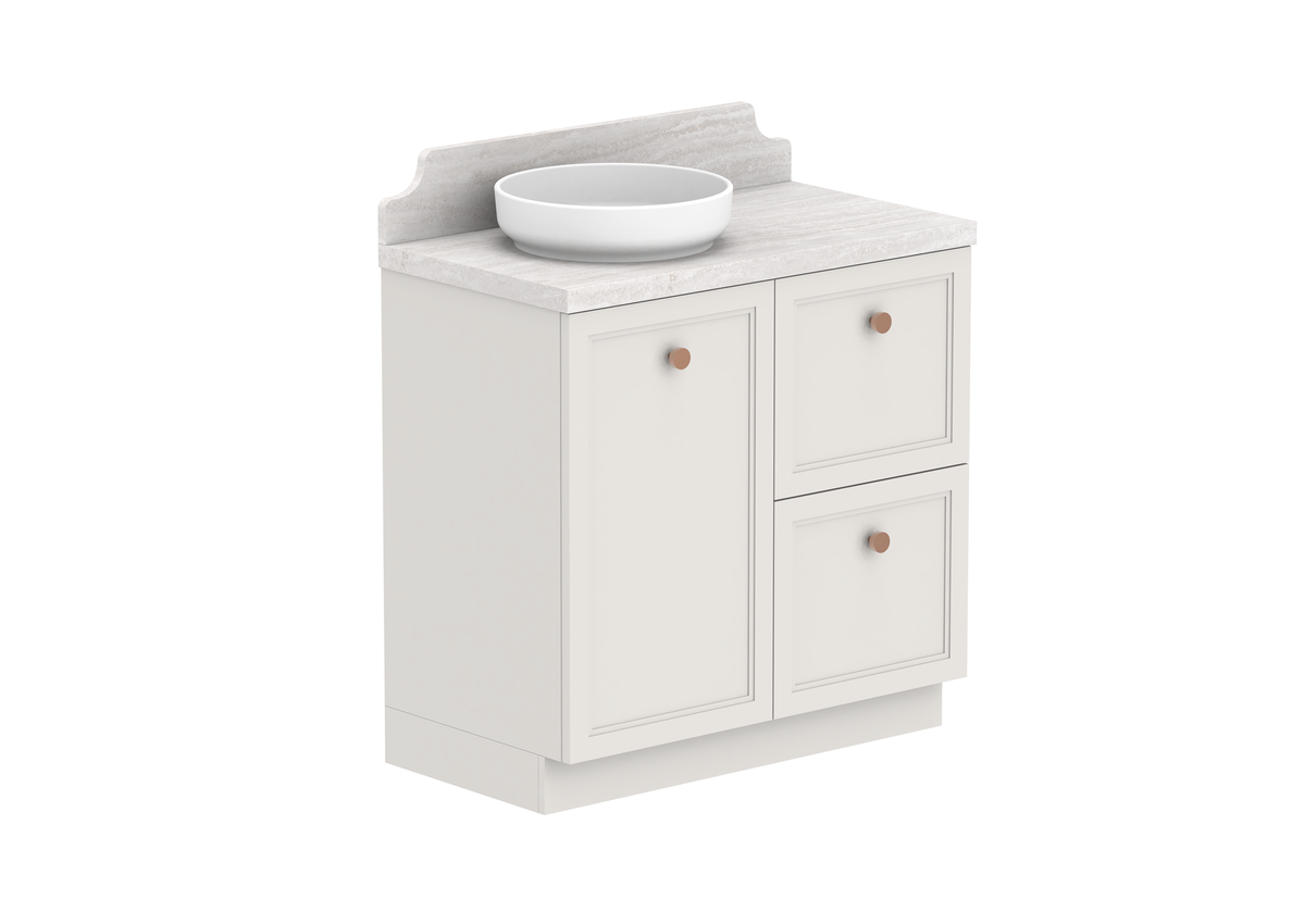 Mabel Full Depth Floor Mount Vanity, Mabel Full Depth 900 Floor Mount