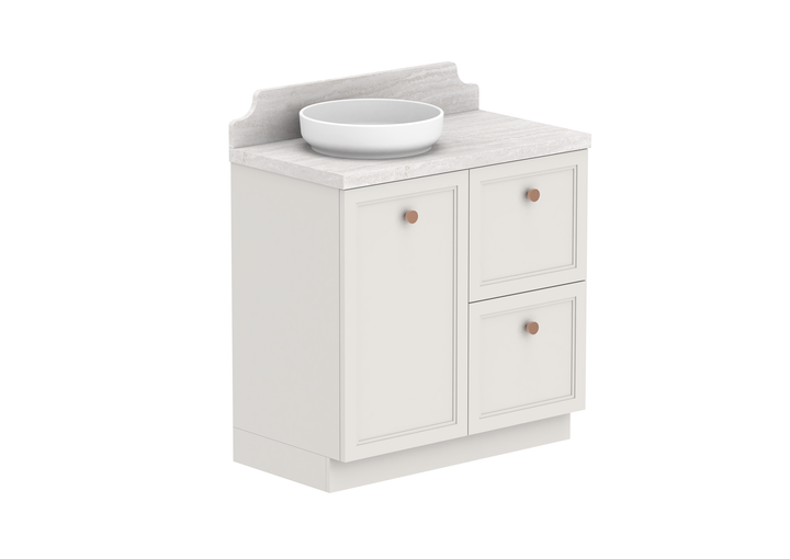 Mabel Full Depth Floor Mount Vanity, Mabel Full Depth 900 Floor Mount