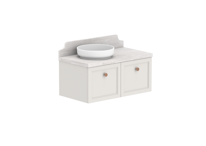 Mabel Full Depth Wall Hung Vanity, Mabel Full Depth 900 Wall Hung