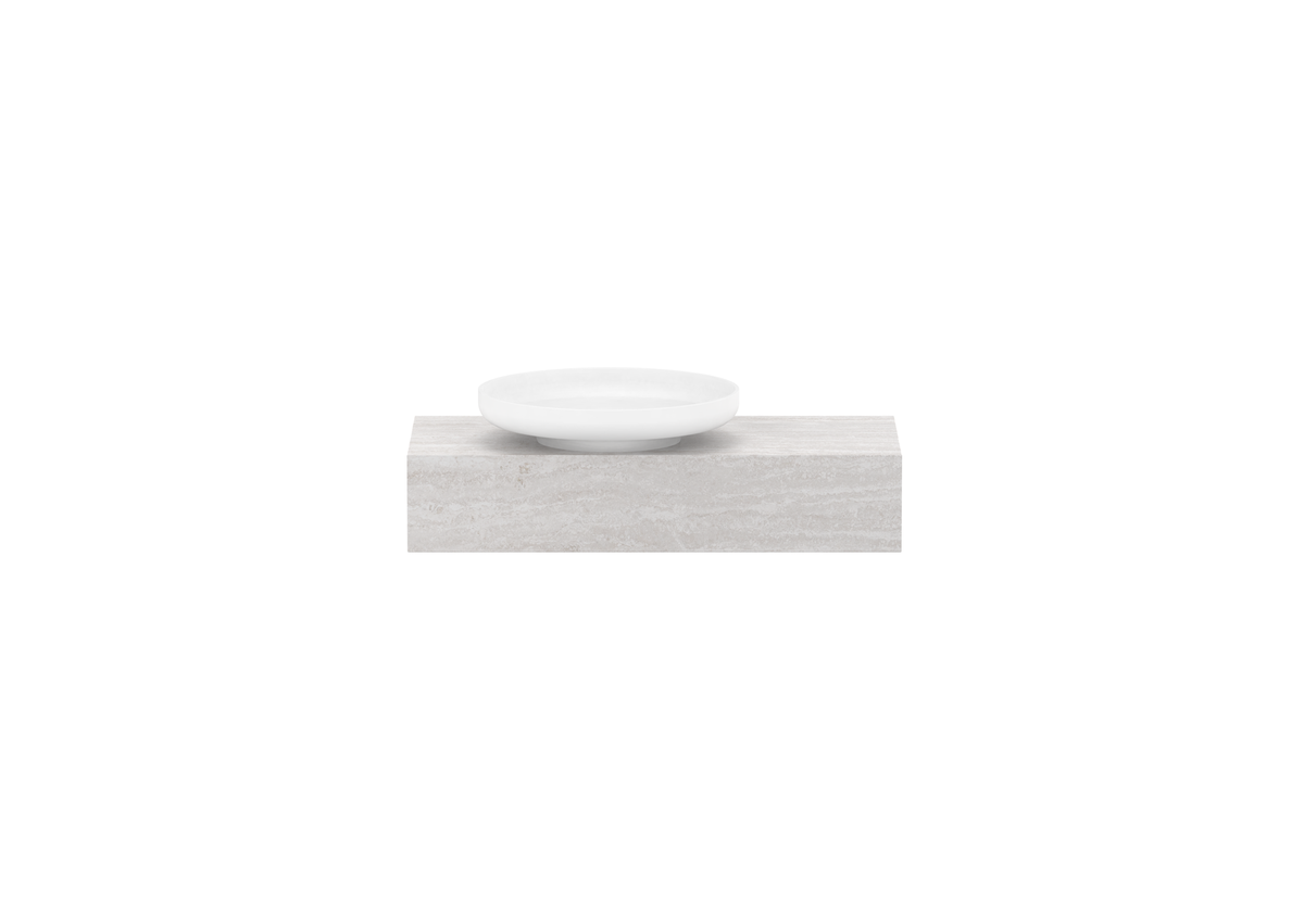 Michel Semi-Recessed Wall Hung Vanity, Michel Semi-Recessed 750 Wall Hung