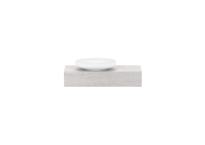 Michel Semi-Recessed Wall Hung Vanity, Michel Semi-Recessed 750 Wall Hung