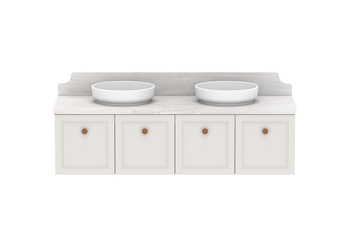 Mabel Full Depth Wall Hung Vanity, Mabel Full Depth 1500 Wall Hung