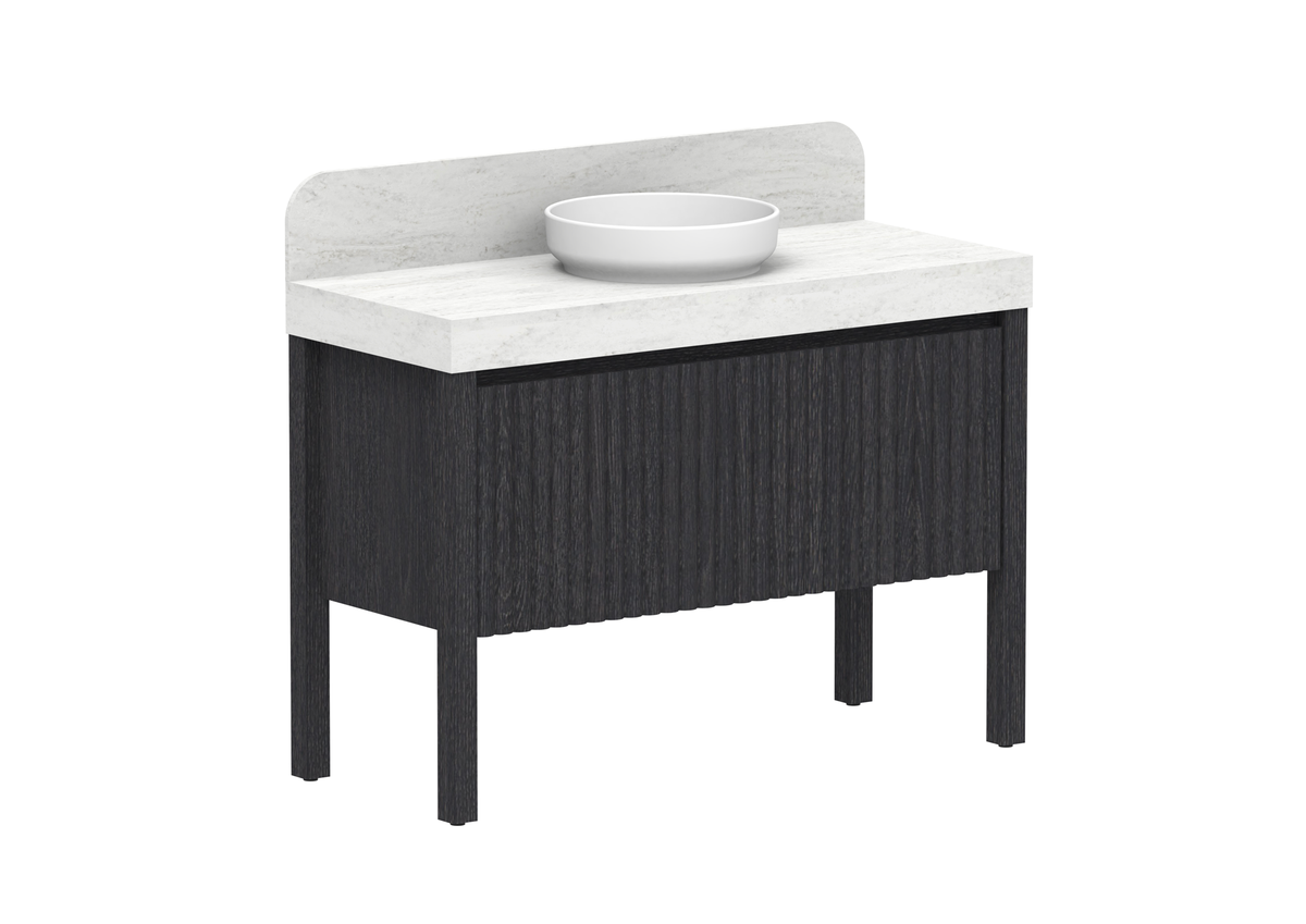 Harper Vanity, Harper 1200 With Legs (Floor Mount)