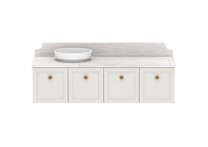 Mabel Full Depth Wall Hung Vanity, Mabel Full Depth 1500 Wall Hung