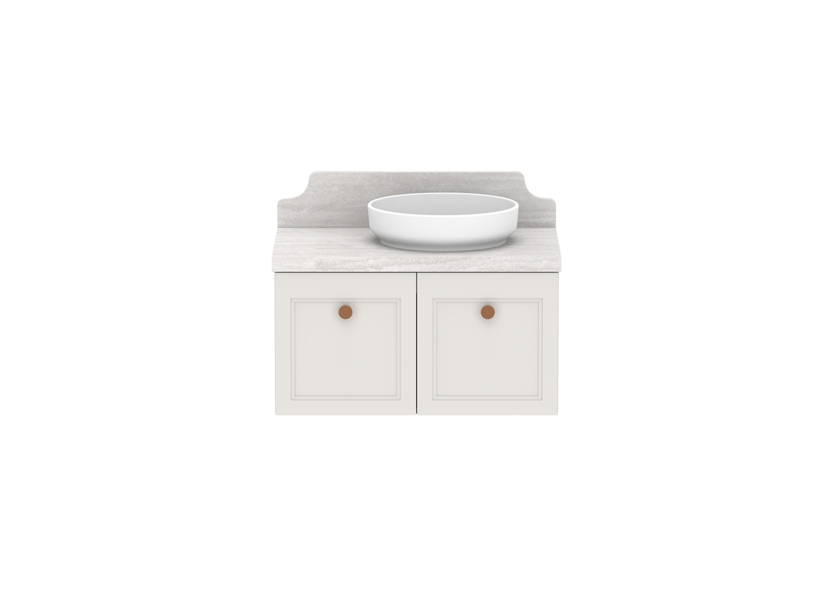 Mabel Full Depth Wall Hung Vanity, Mabel Full Depth 750 Wall Hung