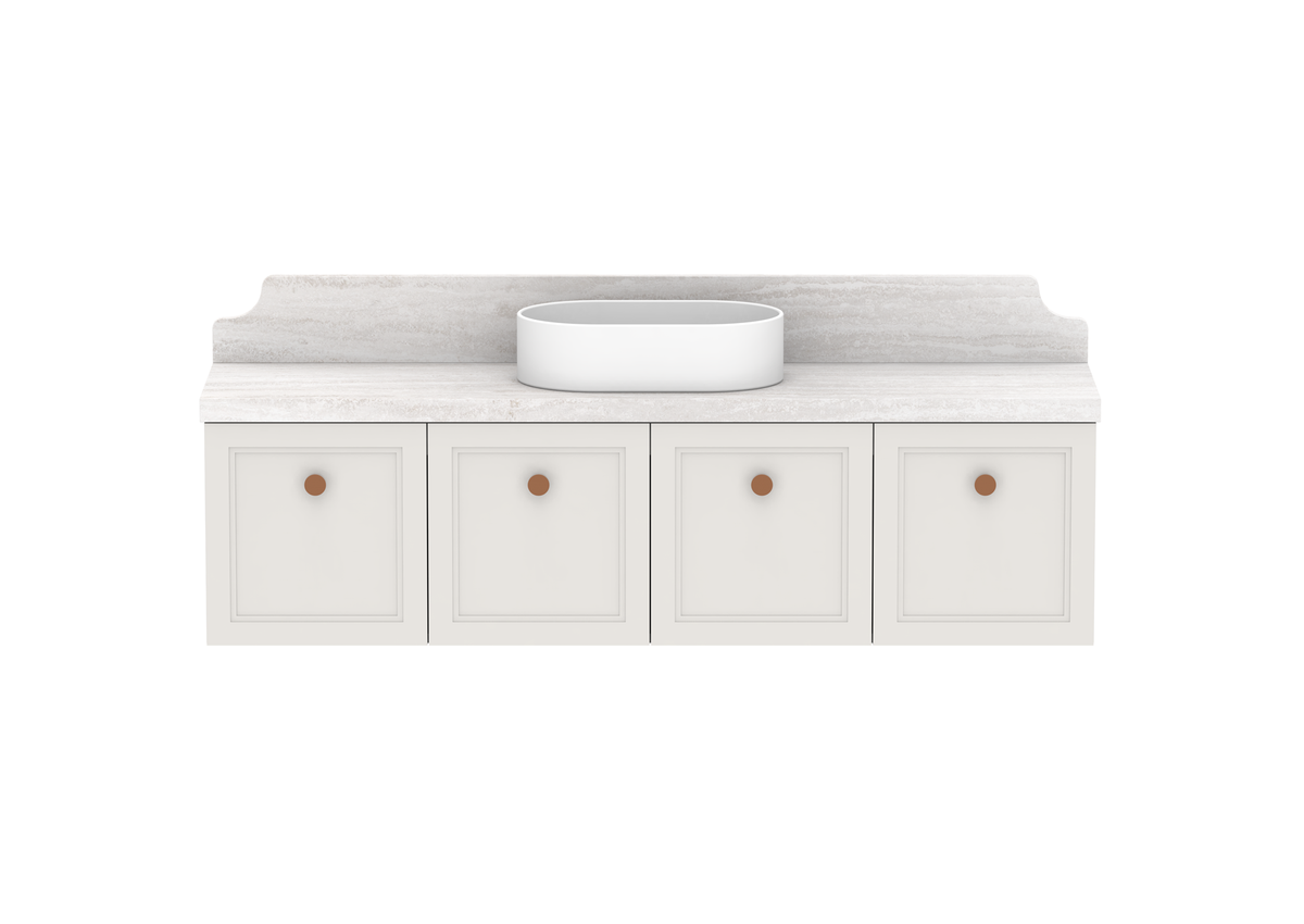 Mabel Ensuite Wall Hung Vanity, Mabel Ensuite 1500 Wall Hung