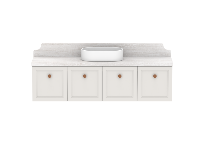 Mabel Ensuite Wall Hung Vanity, Mabel Ensuite 1500 Wall Hung