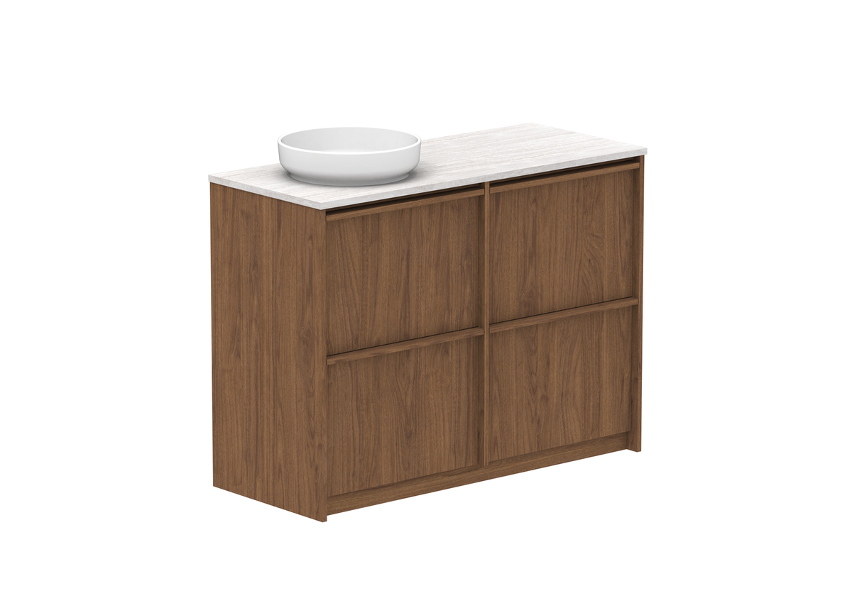 Eli Full Depth Floor Mount Vanity, Eli Full Depth 1200 Floor Mount