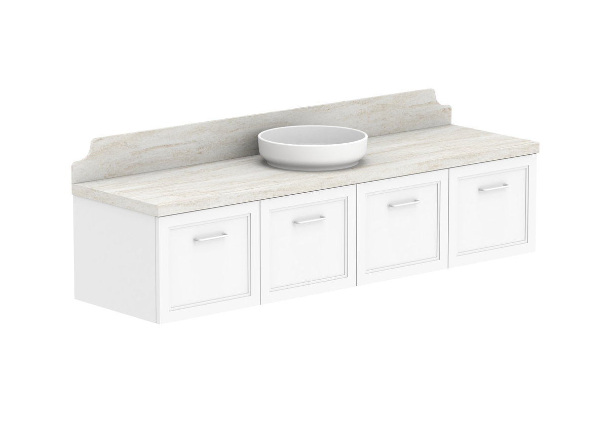 Mabel Full Depth Wall Hung Vanity, Mabel Full Depth 1800 Wall Hung