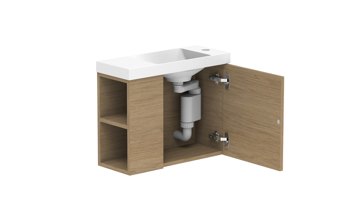 Drift Mini Wall Hung Vanity - Drift Mini 550 Wall Hung