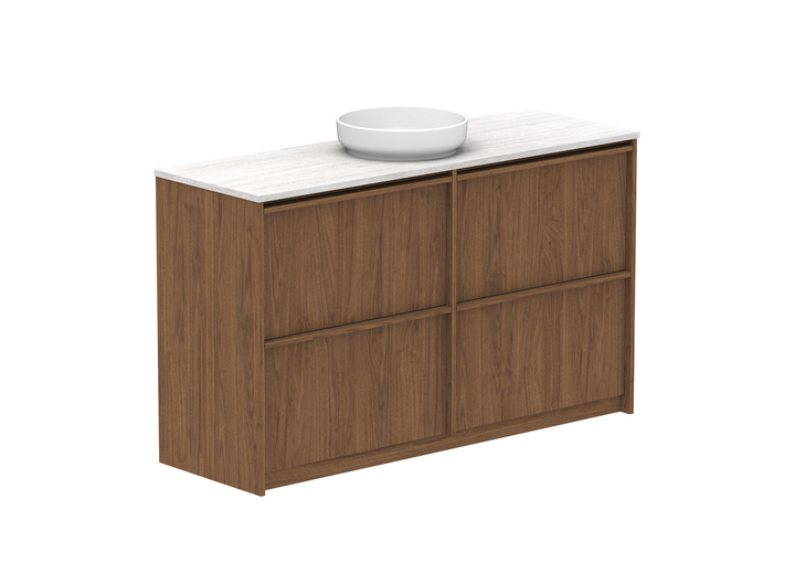 Eli Full Depth Floor Mount Vanity, Eli Full Depth 1500 Floor Mount